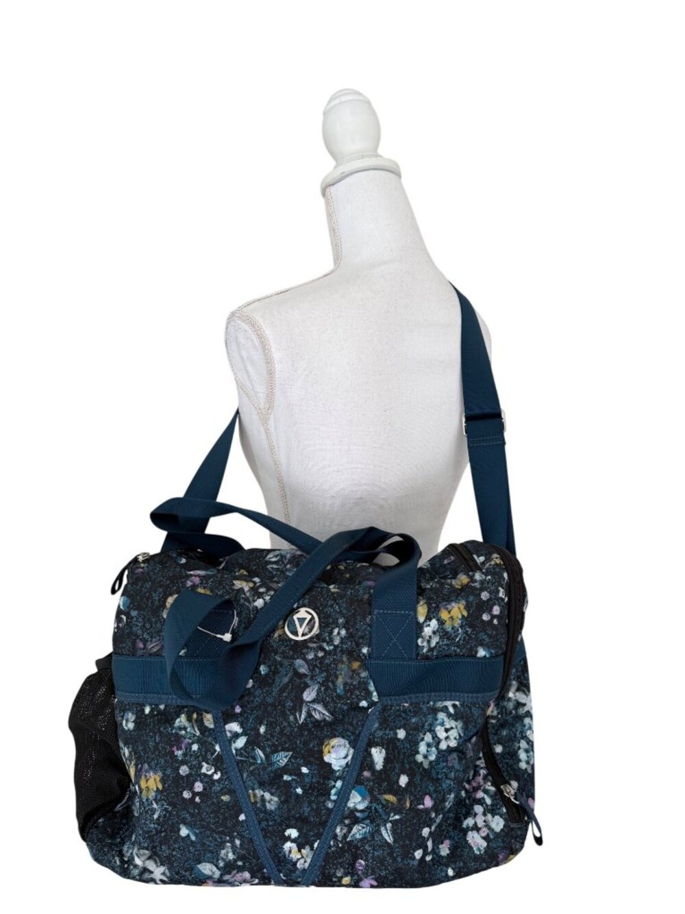Ivivva By Lululemon Printed Duffel Travel Gym Dance Bag 15 x 10 x 8 Floral